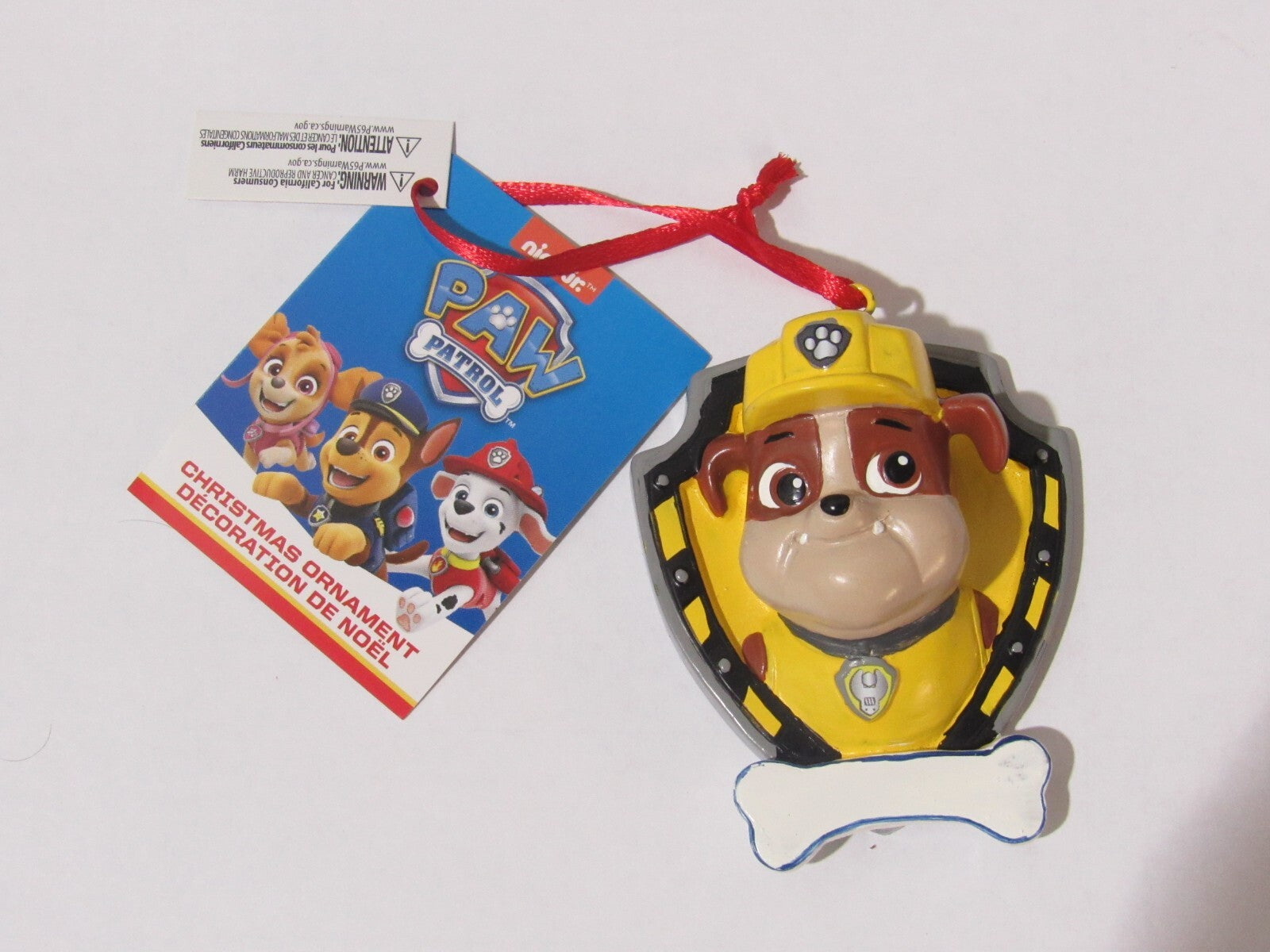 Paw Patrol Marshall Chase Rubble Personalized Christmas Ornament Kurt S. Adler