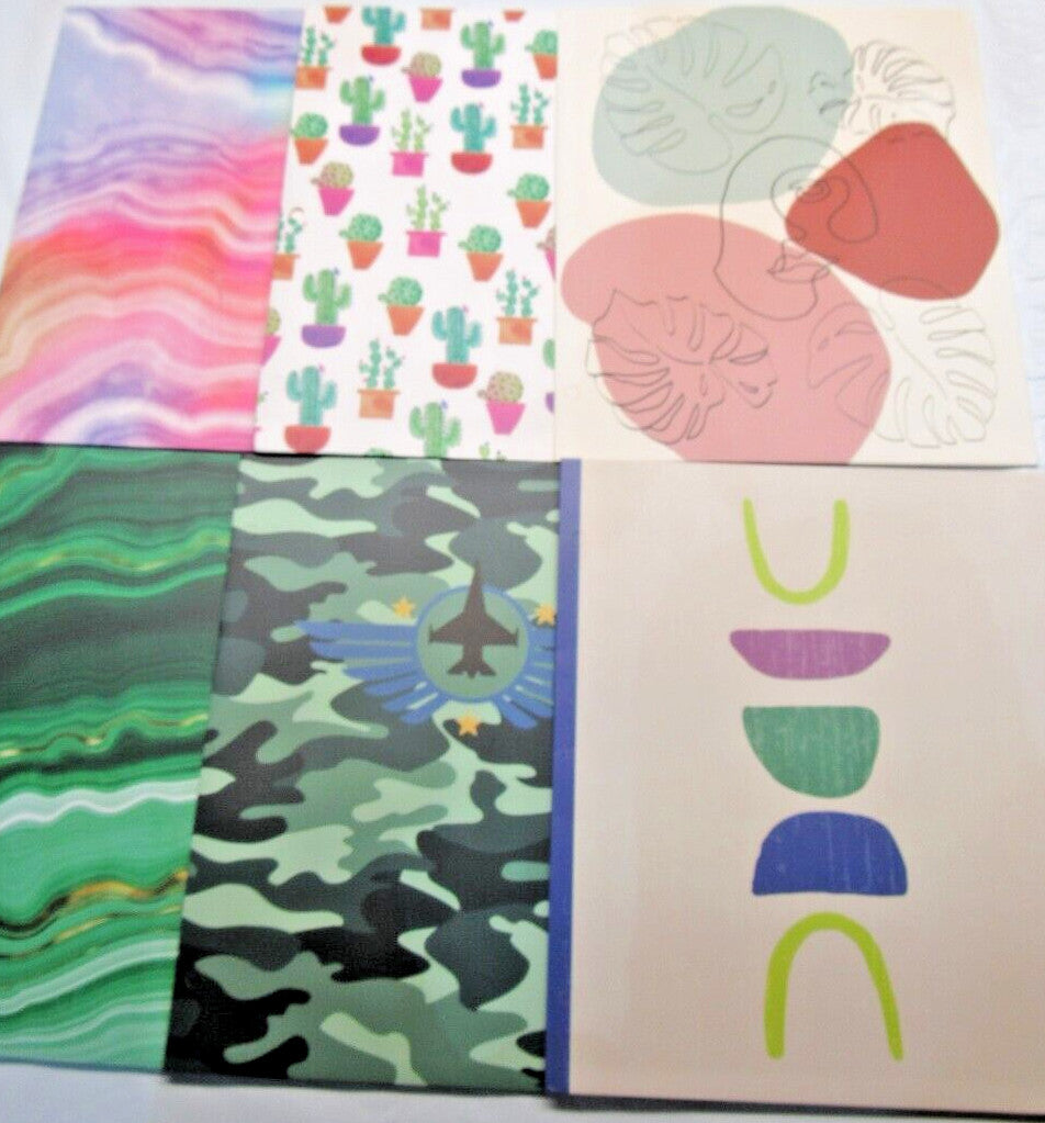 Lot of 500 RAMDOM Designs No Words 2-Pocket Paper Folder 8.5″X11″ by TopFlight