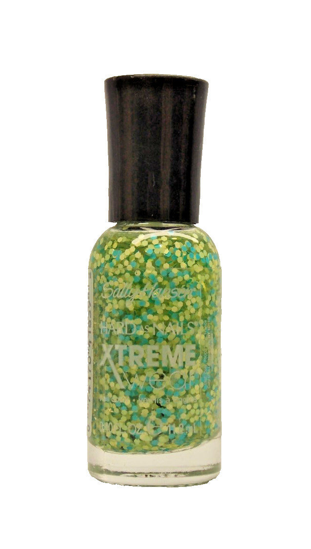 730 Samba White Green Blue Dots Xtreme Wear Nail Polish 0.40 fl oz