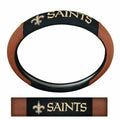 NFL New Orleans Saints Embroidered Pigskin Steering Wheel Cover by Fanmats