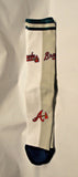 MLB Atlanta Braves Socks 2 Color with a Zipper in the Center Men's L 6-12 by pkwy