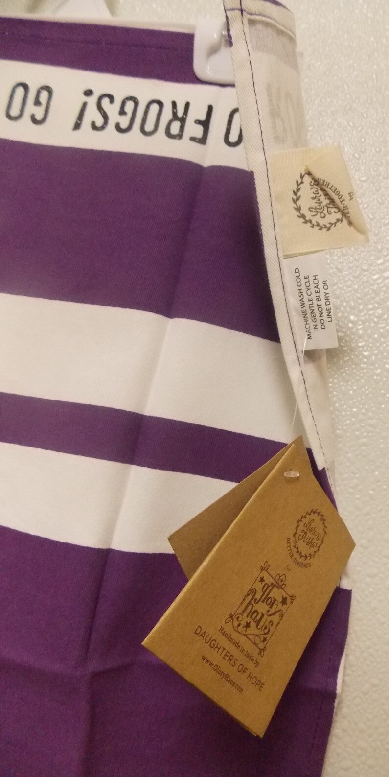 NCAA TCU Horned Frogs Kitchen Tea Towel 17.5" wide by 24.5" long Glory Haus