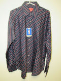 NBA New Jersey Nets Blue Button Up Dress Shirt Size 2XL by Headmaster Designer