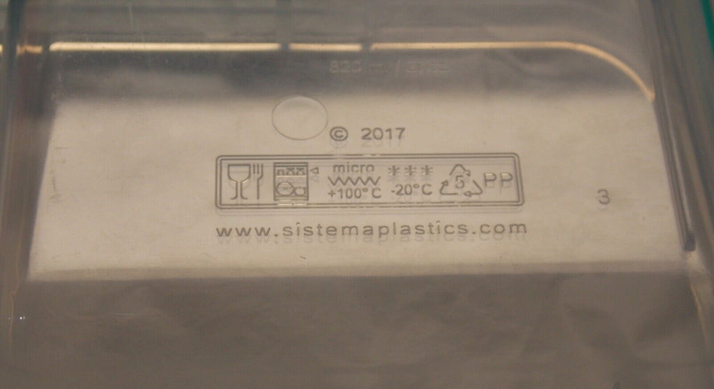 Sistema To Go 27 oz Clear Food Storage Container RANDOM COLORS