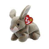 Ty Beanie Baby Nibbly the Bunny Rabbit Tan DOB May 7, 1998