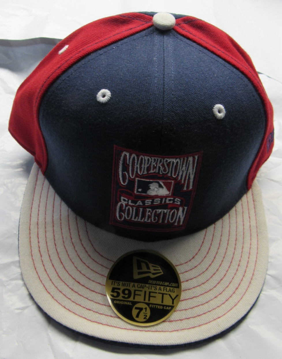 NWT MLB Cooperstown Collection Chicago White Sox Fitted Hat Multi Color 7 1/8