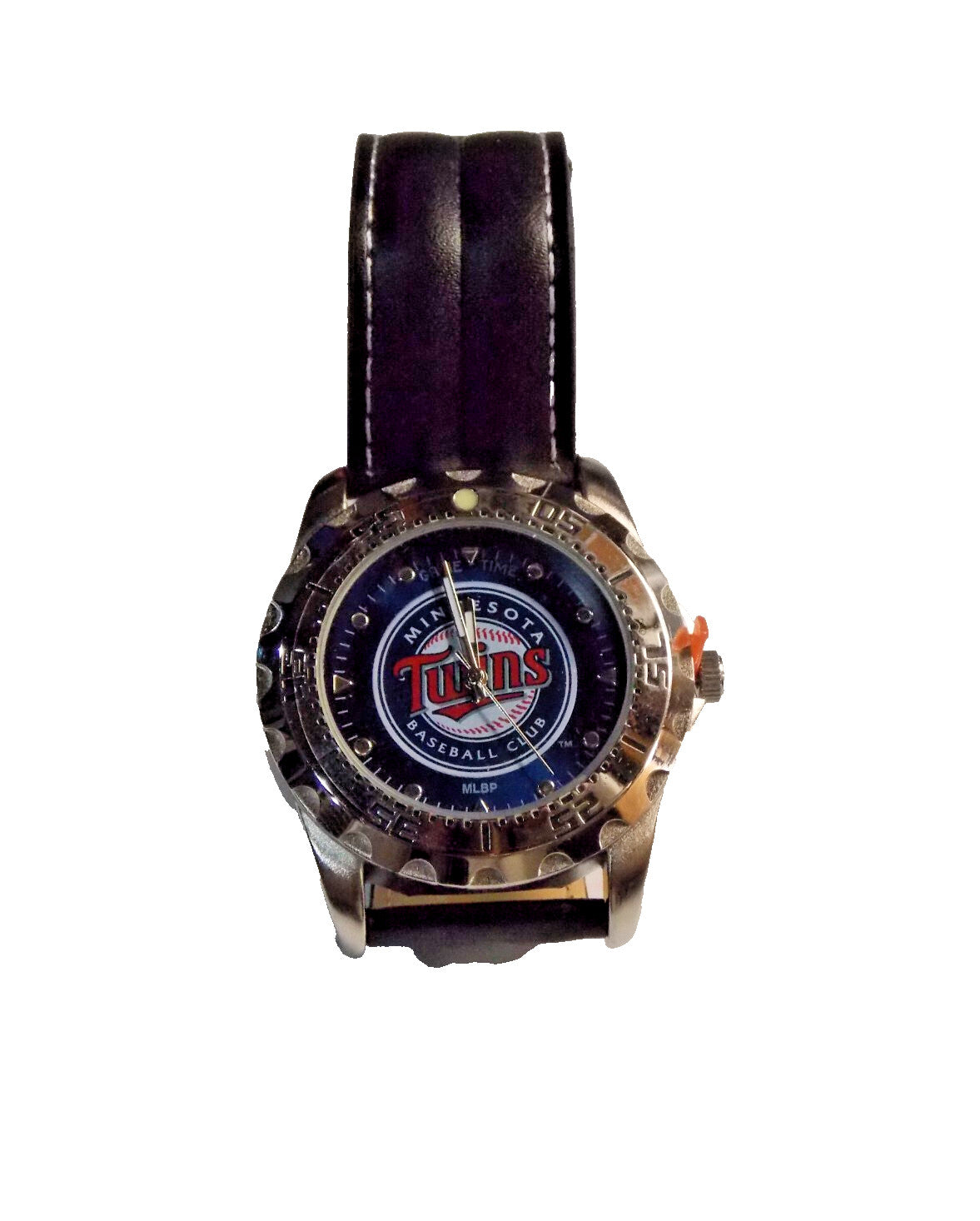 MLB Minnesota Twins Baseball Men's Watch Diver Style New Battery Game Time