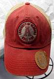 Alabama Crimson Tide Round Logo on Mesh Trucker Hat Snap Back Vintage Collection