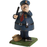 Top Cop Police Officer Bobble Head Doll Hand Painted by Guyz RUSS