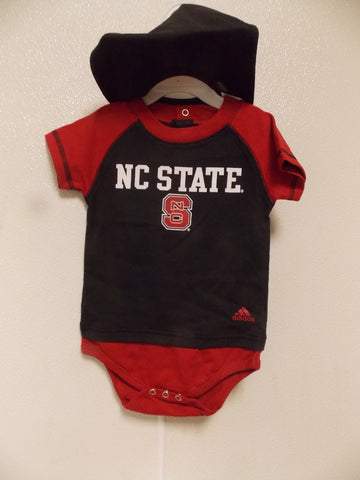 North Carolina State Bodysuit Bib Bootie Set Size 12 M by OUTERStuff