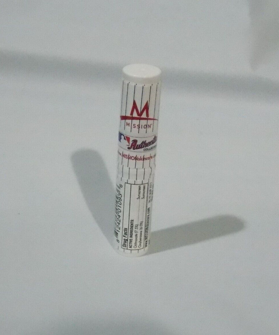 Single Sealed MLB Chicago Cubs SPF 15 Lip Balm Mission Skincare
