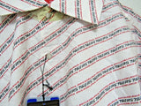 NBA Philadelphia 76ers White Button Up Dress Shirt Long Sleeve 2XL Headmaster