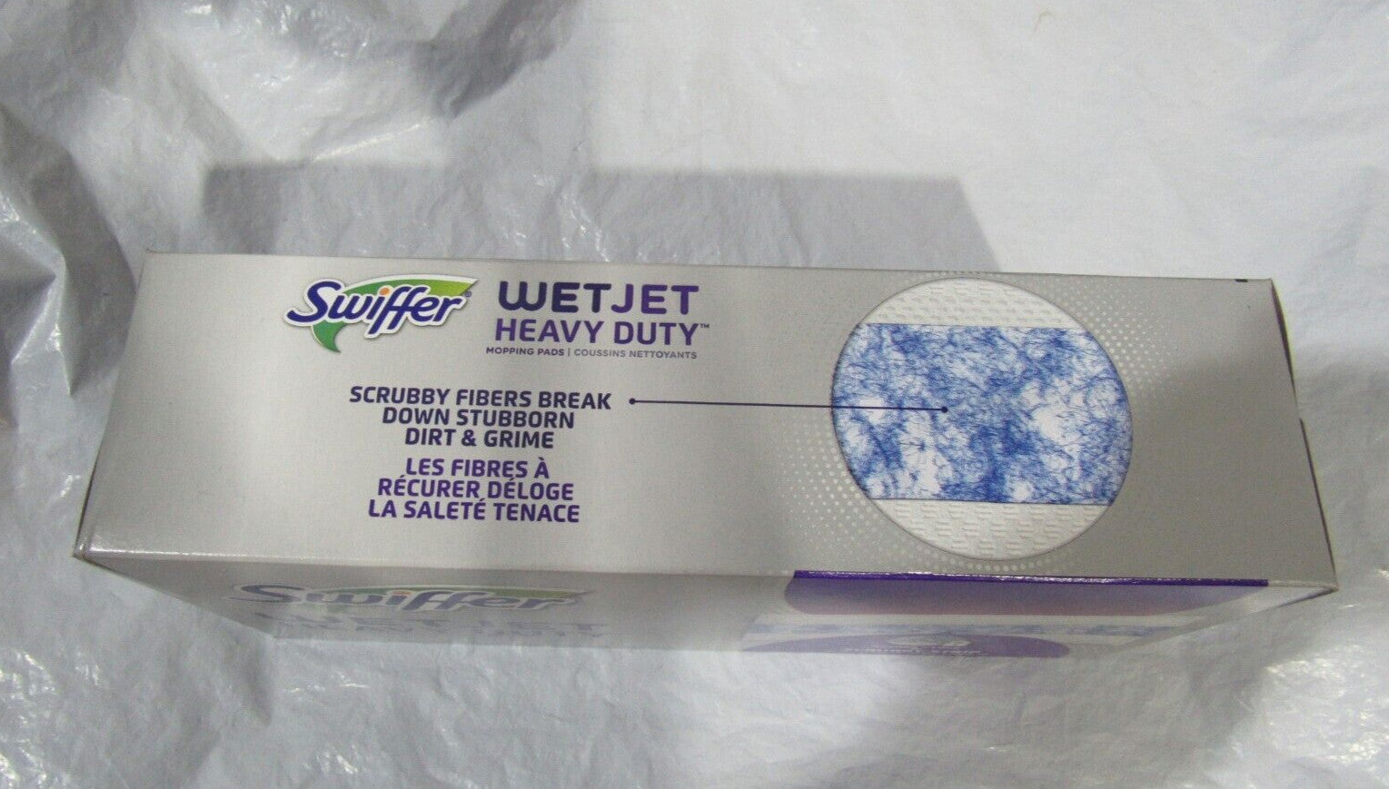 Swiffer WetJet Heavy Duty w/Scrubby Strip Mopping Pads 10 ct Box