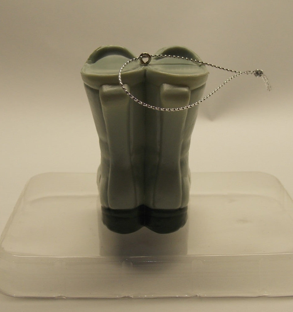 U.S. Air Force Boots Christmas Ornament Gray 3" made by Kurt S. Adler