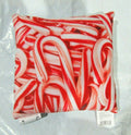 Christmas Throw Pillow 13"x13" & 11"x11" Home Décor Candy Cane All Over