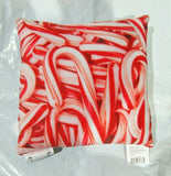 Christmas Throw Pillow 13"x13" & 11"x11" Home Décor Candy Cane All Over