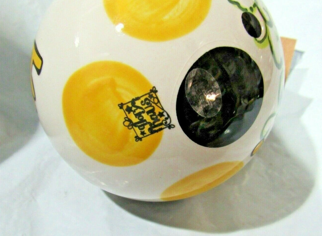 NCAA Iowa Hawkeyes Ceramic Ornament Glory Haus 3.5" Diameter by Glory Haus
