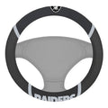 NFL Los Vegas Raiders Poly-Suede on Mesh Steering Wheel Cover by Fanmats