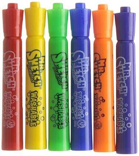 Mr. Sketch Scented Washable Markers Assorted Colors 6 in a Soft Package