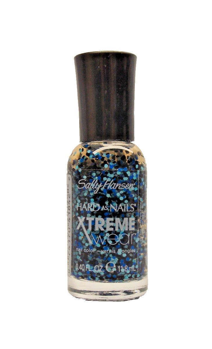 760 Tidal Rave White and Blue Dots Xtreme Wear Nail Polish 0.40 fl oz