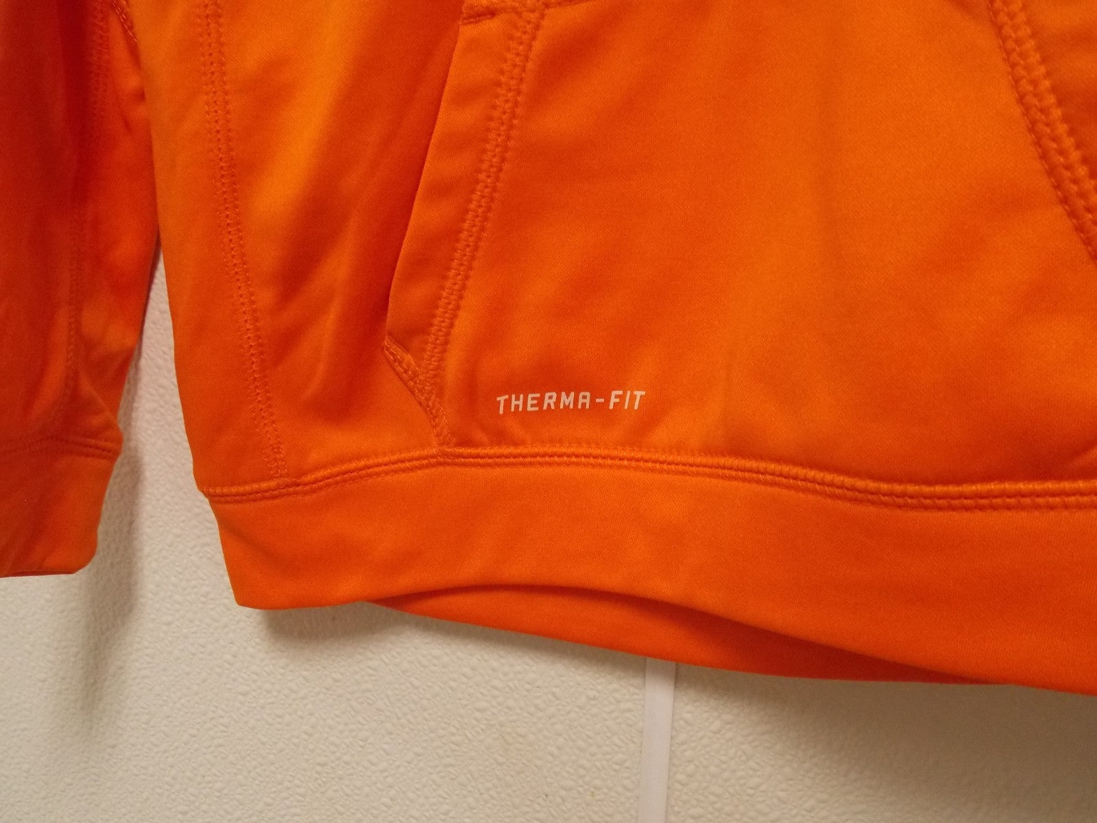 NCAA Oklahoma State Cowboys Logo on Orange Hooded Pullover Nike Size 6