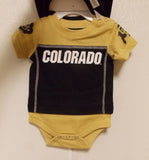 NCAA Colorado Buffaloes Logos Bodysuit Bib Bootie Set Size 0-3 M by OUTERStuff