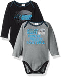 NFL Carolina Panthers 2 Onesie Less Nap More Panthers Football Blk Gry18M Gerber