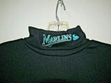 MLB Florida Marlins Black Turtleneck Shirt Adult Large by Majestic