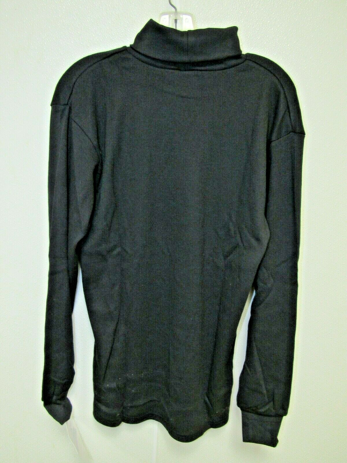 MLB Florida Marlins Black Turtleneck Shirt Adult Large by Majestic