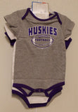 NCAA Washington Huskies set of 3 Bodysuit Size 24M by OUTERStuff
