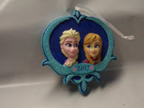 Hallmark Disney Heart Frozen Elsa and Anna 2017 Christmas Tree Ornament