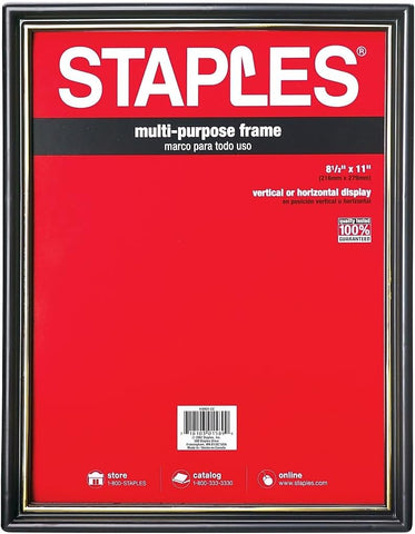 STAPLES 507954 All-Purpose Frame 8 1/2-Inch X 11-Inch