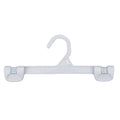 Lot of 12 White 10" Retail Hangers to Display Pants Slacks or Skirt