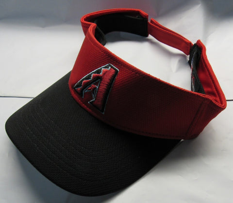 MLB Arizona Diamondbacks Red/Black Raised Replica Mesh Baseball Visor 185 Adult