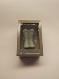 U.S. Air Force Boots Christmas Ornament Gray 3" made by Kurt S. Adler