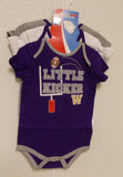 NCAA Washington Huskies set of 3 Bodysuit Size 24M by OUTERStuff