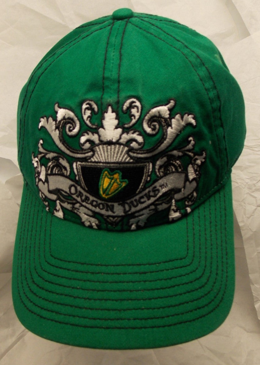 NCAA Oregon Ducks Green Hat with Hook n Loop Closure by Signature