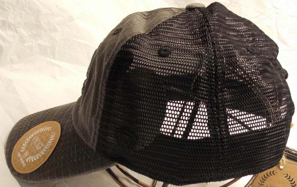 Miami Hurricanes 2019-2024 Secondary Logo on Mesh Trucker Hat Snap Back Closure