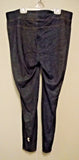 Ladies Ankle length Black Denim Wash Legging Size QP by Round the Clock