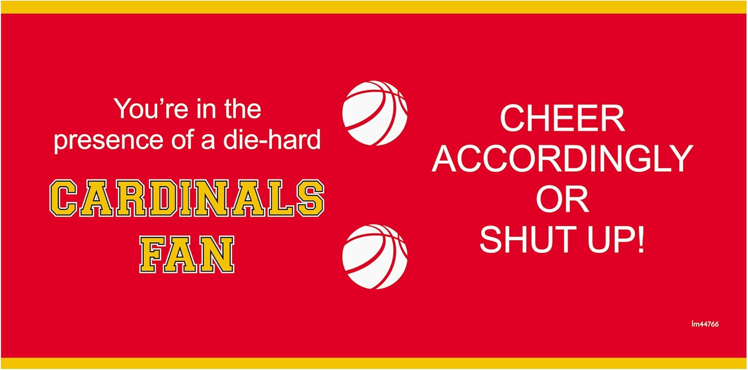 Tree-Free Greetings Cardinals College Basketball Ceramic D handle Mug 15oz