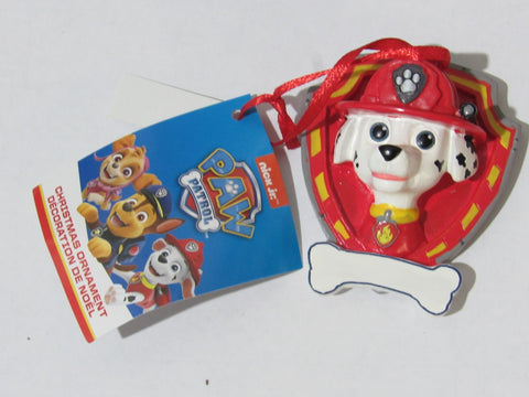 Paw Patrol Marshall on Shield Personalized Christmas Tree Ornament Kurt S. Adler