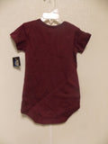 NCAA Virginia Tech Hokies Maroon Football Image Bodysuit Size 24 MGen2
