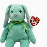 Ty Beanie Baby Hippy the Lite Green Bunny Rabbit 6 in Tall Mint with Mint Tag
