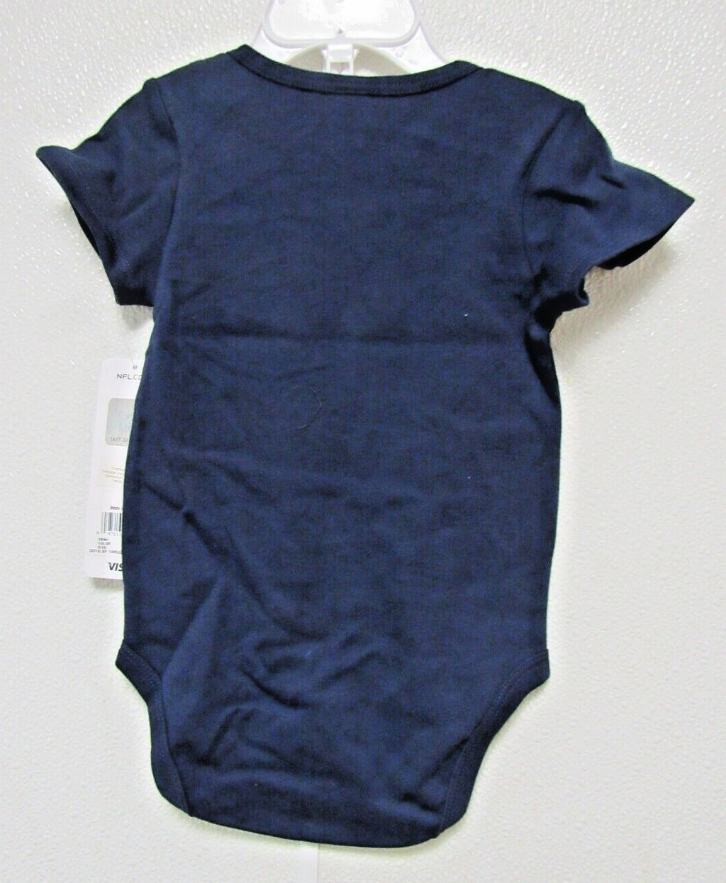 NFL Seattle Seahawks LOGO Name Over 00 Bodysuit Short Sleeve Size 18M Gerber