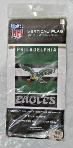 NFL Philadelphia Eagles 28"x40" Vertical Flag 1 Sided Image by WinCraft