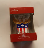 Christmas Tree Ornament American Pride Shield Under Eagle Hallmark