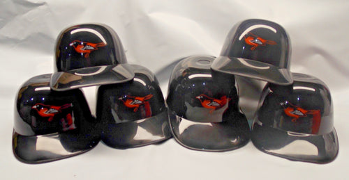 12 MLB Baltimore Orioles Throw Back Bird Logo Mini Batting Helmet Ice Cream Bowl