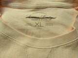 American Heritage Men's Thermal Crew Neck with V-Notch Millennial Pink Size XL