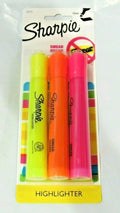 Sharpie Neon 3 Color HIGHLIGHTER 3pk Chisel Tip Non-Toxic Odorless 25173