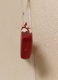 Santa Stop here! Arrow made of Blown Glass Christmas Ornament 2.5" Holiday Lane